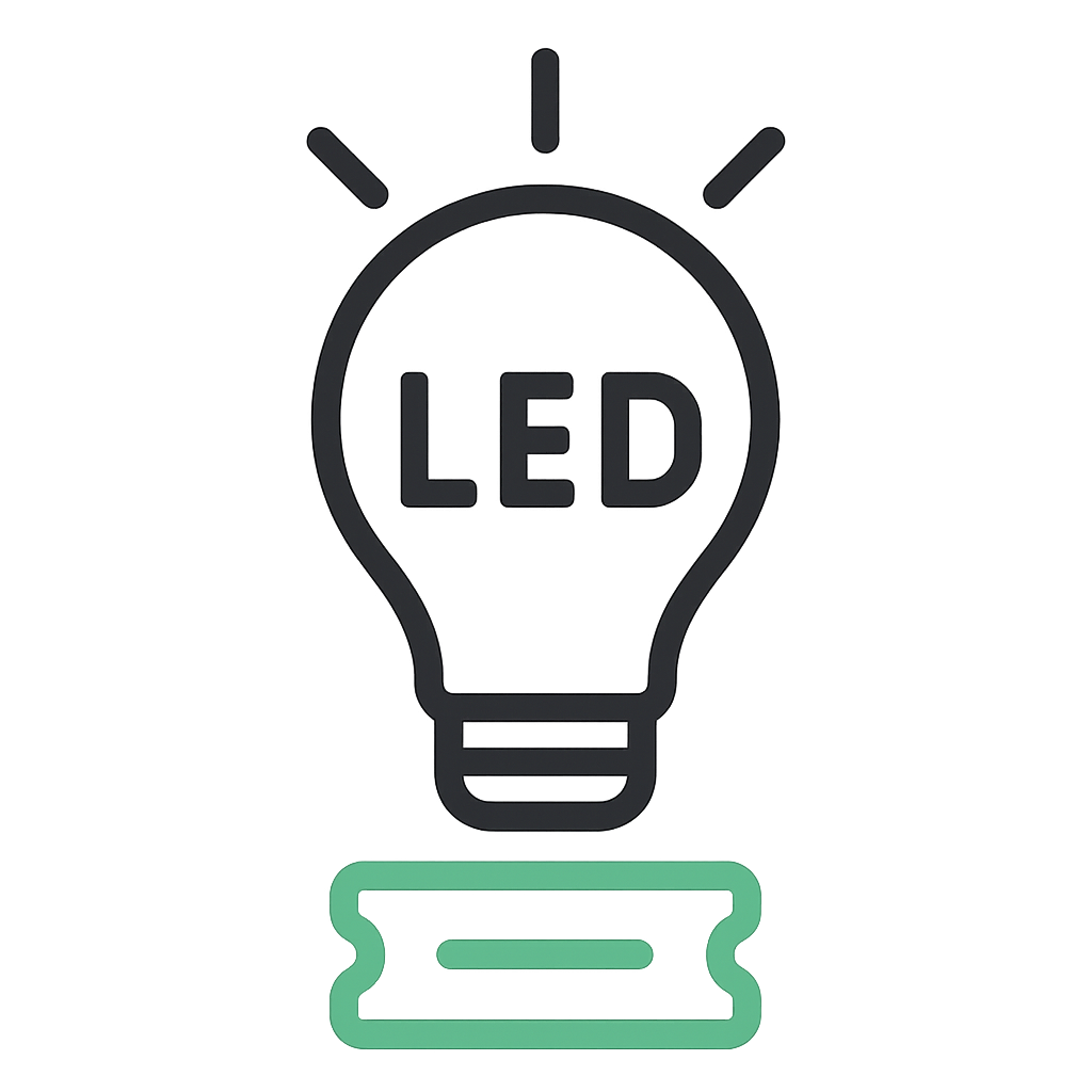led